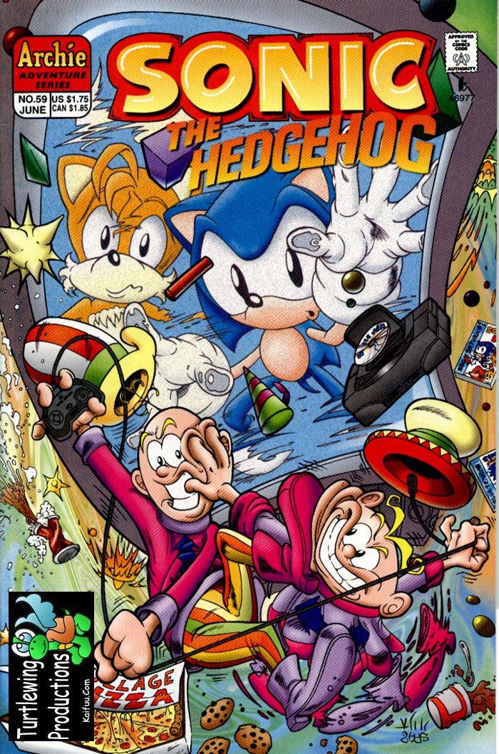 Sonic - Archie Adventure Series June 1998 Cover Page
